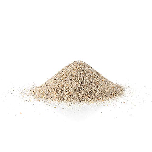 quarzsand24.de 25 kg 0,7-1,25 mm H1 Aquariensand Aquarienkies Sand kies hellgrau von Samore