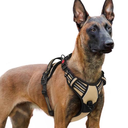 rabbitgoo Hundegeschirr Grosse Hunde, Verstellbare Geschirr Hund ohne Zug & Würgen, Anti Zug hundegeschirr mit Griff, weich Gepolsterte Reflektierende Brustgeschirr, Dunkelgrün XL rabbitgoo Hundegeschirr Grosse Hunde, Verstellbare Geschirr Hund ohne Zug & Würgen, Anti Zug hundegeschirr mit Griff, weich Gepolsterte Reflektierende Brustgeschirr, Dunkelgrün XL von rabbitgoo