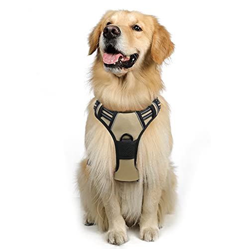 rabbitgoo Hundegeschirr Mittelgroße Hunde, Anti Zug Geschirr mit Kontrolle, No Pull Verstellbar Hundegeschirr Grosse Hunde, Atmungsaktiv Reflexstreifen Brustgeschirr Sichere Führung Kaki L rabbitgoo Hundegeschirr Mittelgroße Hunde, Anti Zug Geschirr mit Kontrolle, No Pull Verstellbar Hundegeschirr Grosse Hunde, Atmungsaktiv Reflexstreifen Brustgeschirr Sichere Führung Kaki L von rabbitgoo