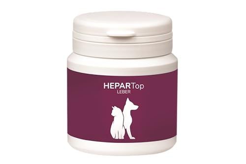 Hepartop Leberfunktions-Tabletten für Hunde: Mit Mariendistel, Artischocke & Süßholzwurzel, kann Leberaktivität fördern, Natürliche Inhaltsstoffe, Dosierbar nach Gewicht 100 Stück von reboVet