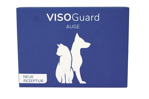 VisoGuard Tabletten für Hunde & Katzen 30 Stück: Unterstützt Sehfähigkeit & Augenwohlbefinden, Mit Lutein & Zeaxanthin, Ideal für Haustieraugenpflege von reboVet