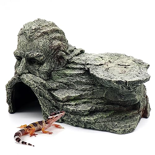 relaqcc Reptilien-Versteck Sonnenplattform Gecko Höhle Schlangenhöhle Verstecke für Reptilien, Amphibien und Kleintiere Eidechsen, Harz, Felsfarbe relaqcc Reptilien-Versteck Sonnenplattform Gecko Höhle Schlangenhöhle Verstecke für Reptilien, Amphibien und Kleintiere Eidechsen, Harz, Felsfarbe von relaqcc
