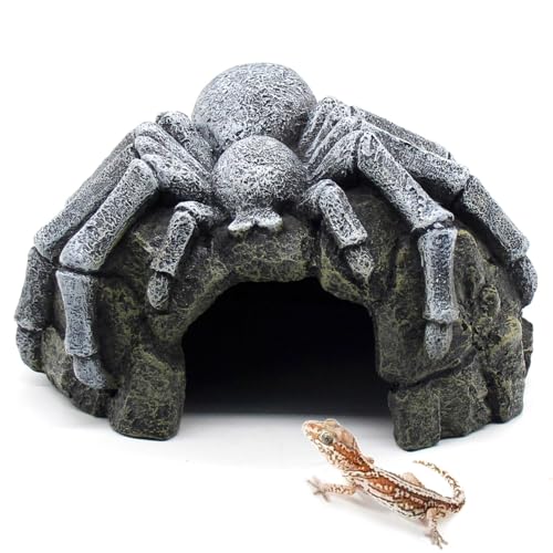 Reptilien-Felsenhöhle, Terrarium, Lebensraum, Dekoration, Gecko-Tankzubehör für Fische, Reptilien, Amphibien, Frösche, Schlangen, Eidechsen, Garnelen, Spinnen und Kleintiere, Krabben Reptilien-Felsenhöhle, Terrarium, Lebensraum, Dekoration, Gecko-Tankzubehör für Fische, Reptilien, Amphibien, Frösche, Schlangen, Eidechsen, Garnelen, Spinnen und Kleintiere, Krabben von relaqcc
