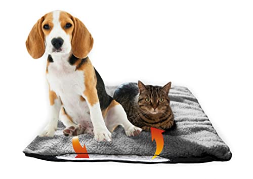 Fellou Heizdecke Katze 60 x 40 cm - Selbstheizende Decke Katze - Waschbar & Knisterfrei - Wärmedecke Katze - Heizmatte Katze Fellou Heizdecke Katze 60 x 40 cm - Selbstheizende Decke Katze - Waschbar & Knisterfrei - Wärmedecke Katze - Heizmatte Katze von Fellou