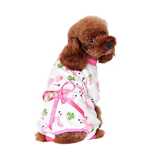 riou Schlafanzüge für Hunde Winter Warm Baumwolle Nachtwäsche Pyjama für kleine mittel und große Hunde von riou