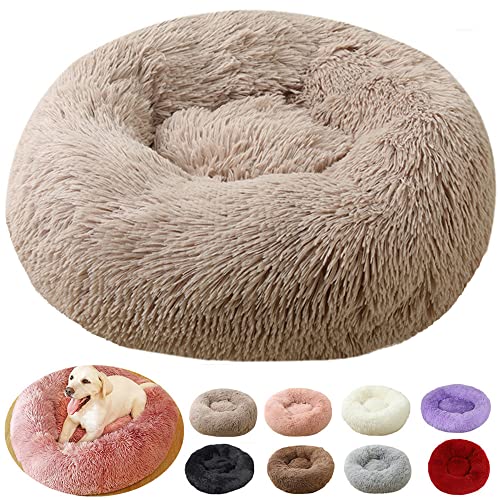 Hundekissen, Anti-Stress, XXL, Hundematte, groß, 70 cm, Hundebett, XXL, Puppy Love, Anti-Stress-Korb für Hunde, Orthopädisch, Mittel (70 cm, Dunkelgrau) von rngcpto