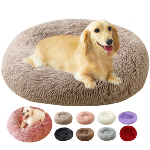 Hundekissen, Anti-Stress, XXL, große Größe, Hundebett, XXL, Puppy Love, Anti-Stress-Körbchen, orthopädisch, mittel (80 cm, Dunkelgrau) von rngcpto