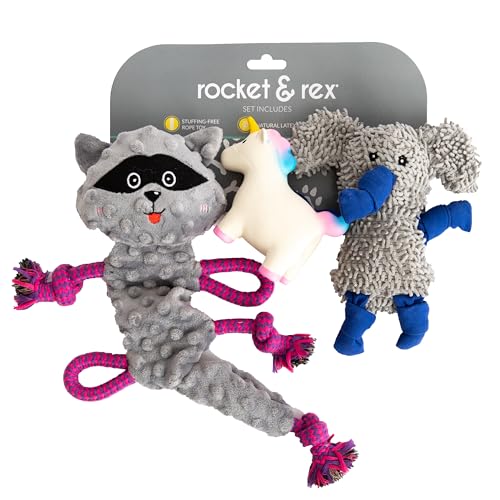 Chew Toys for Dog and Puppy. Teething, Gums, Dog Teeth Cleaning. Verschiedene Packungen mit Seilspielzeug, ohne Füllung Chew Toys for Dog and Puppy. Teething, Gums, Dog Teeth Cleaning. Verschiedene Packungen mit Seilspielzeug, ohne Füllung von rocket & rex