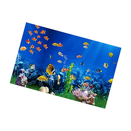 rockible Aquarium-Hintergrundposter, Aquarium-Dekoration, Unterwasserkorallen, Aufkleber, Hintergrundbild, 3D-, Meerespflanzen, Bild, PVC-Papier, 62 x 40 cm rockible Aquarium-Hintergrundposter, Aquarium-Dekoration, Unterwasserkorallen, Aufkleber, Hintergrundbild, 3D-, Meerespflanzen, Bild, PVC-Papier, 62 x 40 cm von rockible