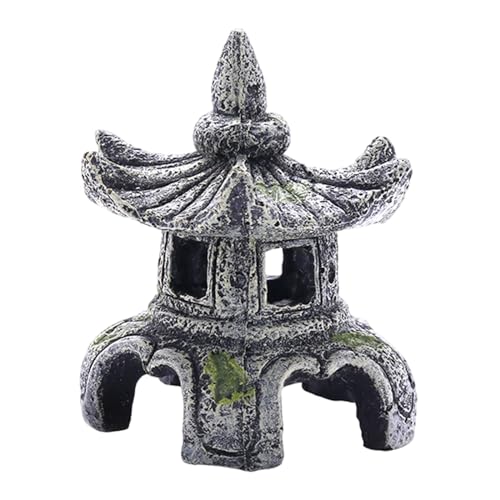 rockible Aquarium Ornament, Steinlampe, Aquarium Versteck, Landschaftsbau Statuen, Pagoden Statue, Haustier Zubehör für Den Heimgebrauch, Süßwasser Shop rockible Aquarium Ornament, Steinlampe, Aquarium Versteck, Landschaftsbau Statuen, Pagoden Statue, Haustier Zubehör für Den Heimgebrauch, Süßwasser Shop von rockible