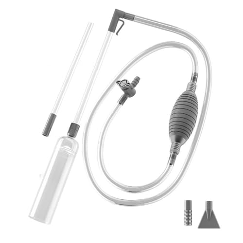 rockible Aquarium-Siphon-Staubsauger für Kies und Sand, Aquarium-Staubsauger-Kiesreiniger, manueller Wasserwechsler, 3M von rockible