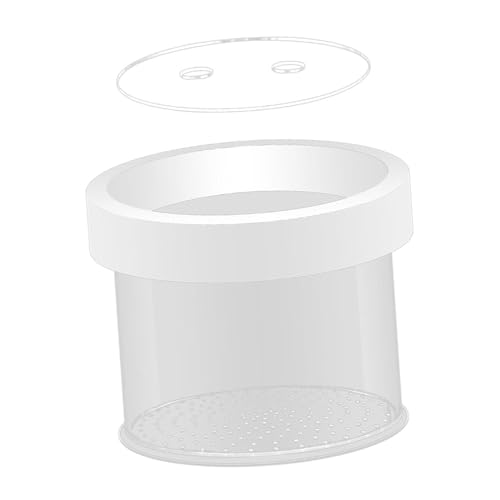 rockible Aquarium-Zuchtbox, schwimmend, rund, mit Löchern, Deckel, Trennungs- und Isolationsbox aus Acryl, Inkubator für Guppys, Clownfische, Betta, 12cmx10cm rockible Aquarium-Zuchtbox, schwimmend, rund, mit Löchern, Deckel, Trennungs- und Isolationsbox aus Acryl, Inkubator für Guppys, Clownfische, Betta, 12cmx10cm von rockible