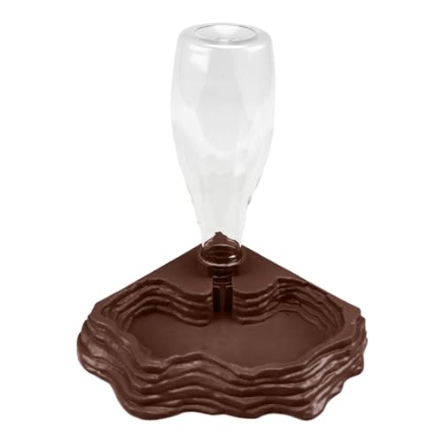 rockible Automatischer Wasserspender für exotische Haustiere, 500 ml Fassungsvermögen, Braun rockible Automatischer Wasserspender für exotische Haustiere, 500 ml Fassungsvermögen, Braun von rockible