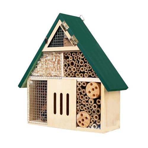 rockible Bienenhotel, Marienkäfer Lebensraum, Sägemehl Marienkäfer Nest, Bestäubendes Schmetterlingshotel für Den Zaungarten Im Freien rockible Bienenhotel, Marienkäfer Lebensraum, Sägemehl Marienkäfer Nest, Bestäubendes Schmetterlingshotel für Den Zaungarten Im Freien von rockible