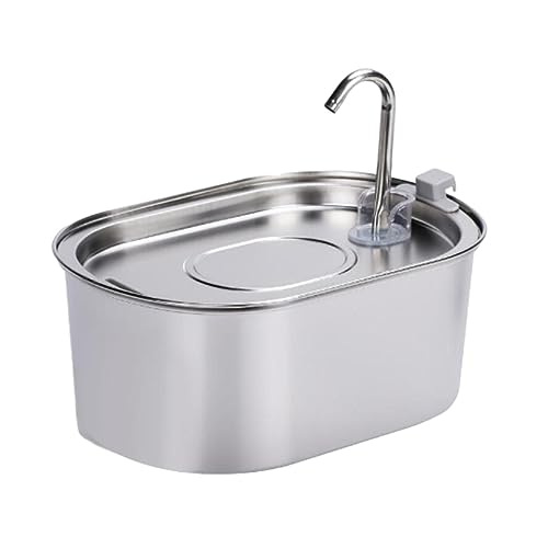rockible Edelstahl Katzen Haustier Wasserbrunnen Trinkbrunnen 108 Wasserspender für Haustiere rockible Edelstahl Katzen Haustier Wasserbrunnen Trinkbrunnen 108 Wasserspender für Haustiere von rockible