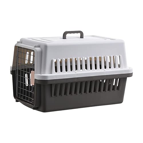 rockible Faltbare Hundetransportbox für Hüttenkäfige, robuste Transportbox für Katzen und Kätzchen, Leichter Kaffee von rockible