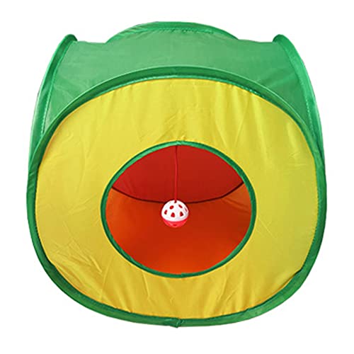 rockible Faltbarer Katzentunnel mit Spielball, erweiterbarer Tunnel, interaktives Katzenspielzeug rockible Faltbarer Katzentunnel mit Spielball, erweiterbarer Tunnel, interaktives Katzenspielzeug von rockible