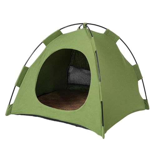 rockible Haustierzelt, Nest, Katzenhaus, Katzenschlafbett, Haustierbett für Camping, Aktivitätszentrum, Katzen und kleine Hunde, grünes L rockible Haustierzelt, Nest, Katzenhaus, Katzenschlafbett, Haustierbett für Camping, Aktivitätszentrum, Katzen und kleine Hunde, grünes L von rockible