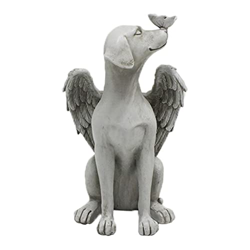 rockible Hundekunstharzfigur für Garten Dekoration, 20 x 11 x 11 cm von rockible