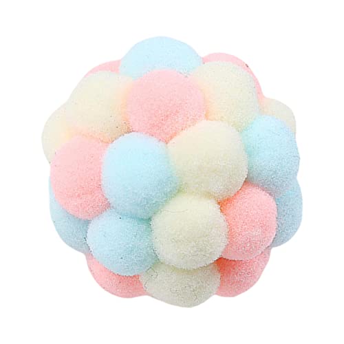Interaktives Spielzeug für Katzen mit rollenden Bällen und Glocken, Kätzchenspielzeug in Rosa Gelb Blau Interaktives Spielzeug für Katzen mit rollenden Bällen und Glocken, Kätzchenspielzeug in Rosa Gelb Blau von rockible
