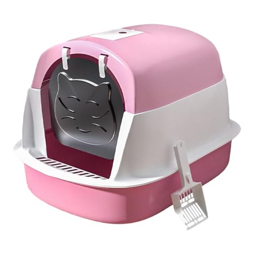 rockible Katzenklo mit Versteck und Abdeckung, Rosa rockible Katzenklo mit Versteck und Abdeckung, Rosa von rockible