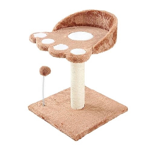rockible Katzenkratzbaum, Kratzbaumturm, Kratzbaum, Kätzchen Schleifkrallen Teppiche, Sofa Möbelschutz, Kletterständer, Katzenmöbel, BRAUN rockible Katzenkratzbaum, Kratzbaumturm, Kratzbaum, Kätzchen Schleifkrallen Teppiche, Sofa Möbelschutz, Kletterständer, Katzenmöbel, BRAUN von rockible