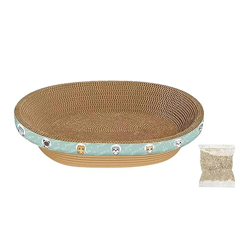 rockible Katzenkratzpad, Lounge-Bett, Kratzschale, Katzenkratzpad für kleine, mittelgroße und große Katzen rockible Katzenkratzpad, Lounge-Bett, Kratzschale, Katzenkratzpad für kleine, mittelgroße und große Katzen von rockible