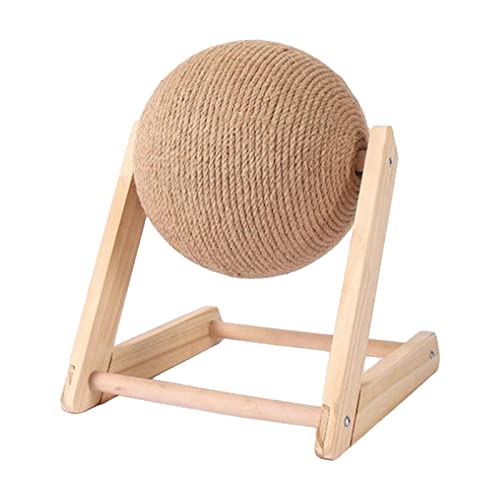 rockible Kratzspielzeug für Katzen, interaktives Spielzeug für Haustiere, drehbarer Ballschutz, Möbelzubehör, Kugel 20cm 25x28x24cm rockible Kratzspielzeug für Katzen, interaktives Spielzeug für Haustiere, drehbarer Ballschutz, Möbelzubehör, Kugel 20cm 25x28x24cm von rockible