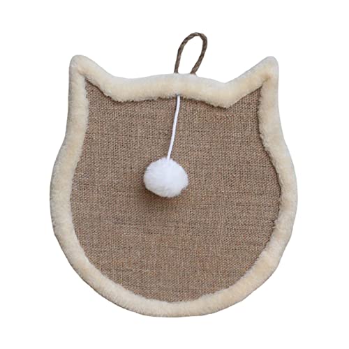 rockible Kratzunterlage für Katzen - Sisal-Kratzbrett für Hauskatzen, Katzenkopf rockible Kratzunterlage für Katzen - Sisal-Kratzbrett für Hauskatzen, Katzenkopf von rockible