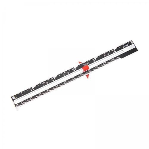 rockible Präzises Maßlineal, Schneiderwerkzeug, Saum, Kragen, Handarbeit, Nähzubehör, 2 STK rockible Präzises Maßlineal, Schneiderwerkzeug, Saum, Kragen, Handarbeit, Nähzubehör, 2 STK von rockible