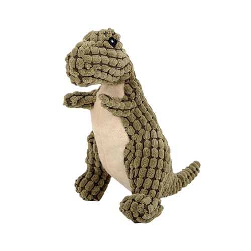 rockible Quietschspielzeug für Hunde, Quietscher, Kauspielzeug, Haustiertraining, bissfeste Dinosaurierpuppe, quietschendes Hundespielzeug, Plüschtier für, dunkelgrün rockible Quietschspielzeug für Hunde, Quietscher, Kauspielzeug, Haustiertraining, bissfeste Dinosaurierpuppe, quietschendes Hundespielzeug, Plüschtier für, dunkelgrün von rockible