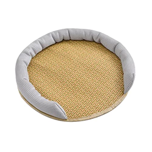 rockible Rattan Haustier Kühlmatte - Komfortables Schlafbett für Hunde im Sommer, 30CM rockible Rattan Haustier Kühlmatte - Komfortables Schlafbett für Hunde im Sommer, 30CM von rockible