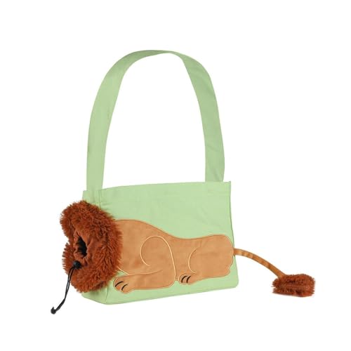 rockible Tragetasche für Haustiere, Rucksack, Katze, Hund, atmungsaktiv, transparentes Fenster, tragbare Tragetasche für Aktivitäten von Kätzchen im Freien, l von rockible