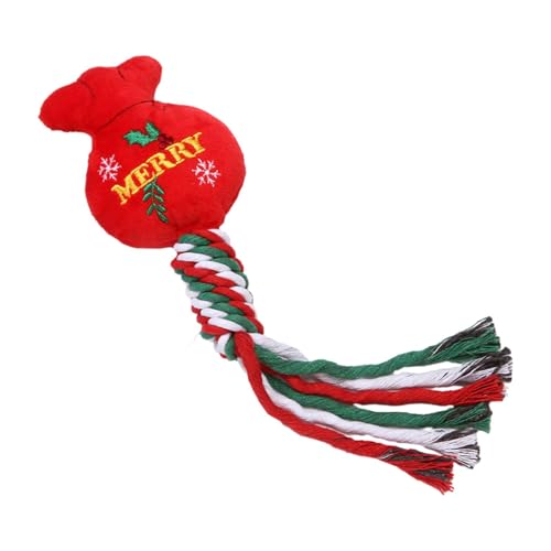 rockible Weihnachtshundespielzeug, Weihnachtshundeseilspielzeug, Hundezahnspielzeug, Hundekauspielzeug zum Spielen großer, mittelgroßer und Kleiner Hunde, Wundertüte rockible Weihnachtshundespielzeug, Weihnachtshundeseilspielzeug, Hundezahnspielzeug, Hundekauspielzeug zum Spielen großer, mittelgroßer und Kleiner Hunde, Wundertüte von rockible