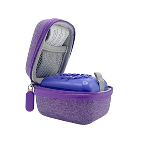 Cute Protective Case for Bitzee Digital Pet/Bitzee Disney/2024/2023/, Portable Carrying Mini Case with A Hand Strap, Cotton & Linen & Flannel Material Waterproof Shockproof (lila) von rokeblau