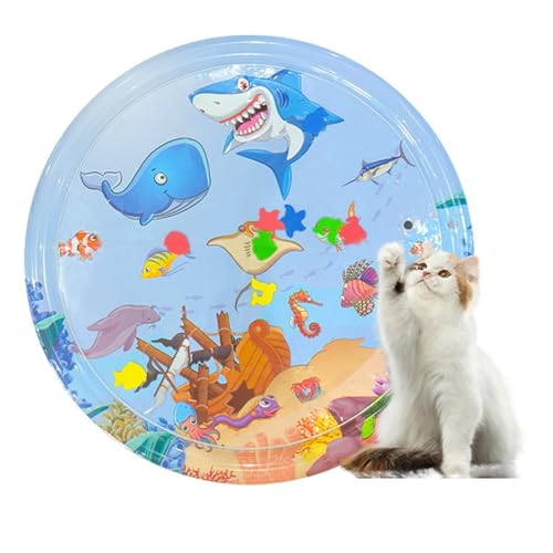 rongweiwang Niedliches Haustiernest Kletterpad, faltbares Eiskühlspielzeug für Haustiere, kein Problem mit dem Klatschen der Haustierpfoten, mit Wasser gefülltes PVC Eispad, 100CM Typ + 1 rongweiwang Niedliches Haustiernest Kletterpad, faltbares Eiskühlspielzeug für Haustiere, kein Problem mit dem Klatschen der Haustierpfoten, mit Wasser gefülltes PVC Eispad, 100CM Typ + 1 von rongweiwang
