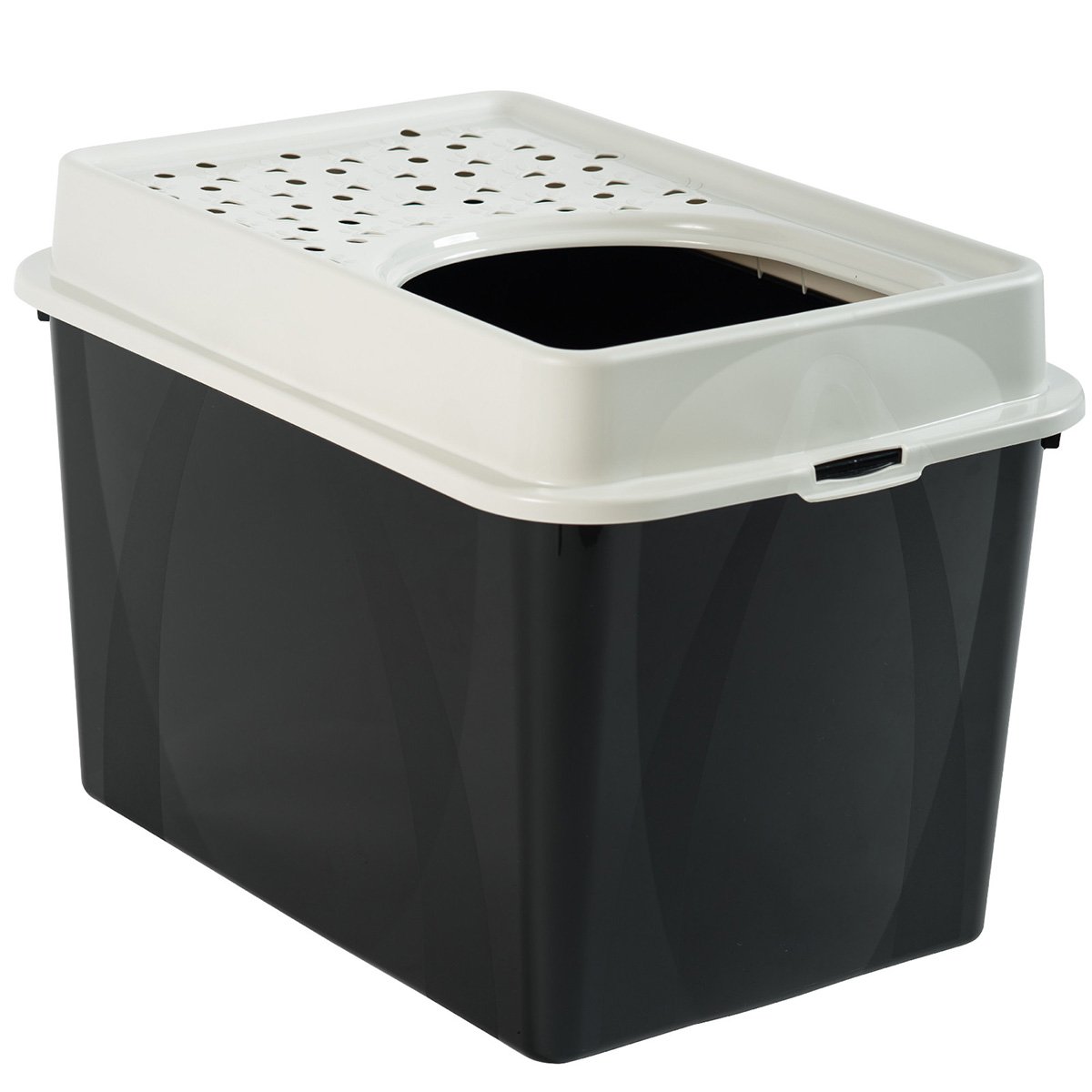 Rotho MyPet Katzentoilette Eco BERTY schwarz/weiß von rotho mypet