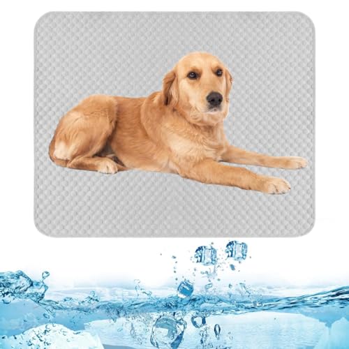 Kühlmatte für Hunde, Hundekühlmatte, Kühlmatte für Hunde&Katzen, Hundekühlmatte für den Außenbereich, Kühlmatte für Hunde für Hund und Katze in der Kiste, Zwinger, Bett Sofa (Gray, 60 x 45 cm) Kühlmatte für Hunde, Hundekühlmatte, Kühlmatte für Hunde&Katzen, Hundekühlmatte für den Außenbereich, Kühlmatte für Hunde für Hund und Katze in der Kiste, Zwinger, Bett Sofa (Gray, 60 x 45 cm) von routinfly