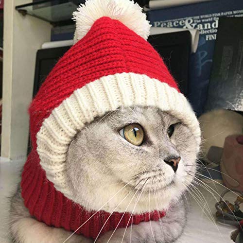 rrrrr Haustierprodukte Bekleidungszubehör Katzen Welpen kleine Hunde Party Hüte Wollgarn Weihnachten Winter Herbst Wärme Kostüm von rrrrr