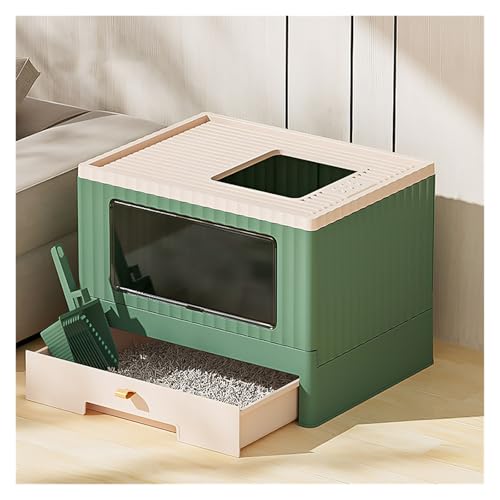 Katzentoilette Faltbare Katzentoilette mit Deckel, Katzentoilette mit Obereingang und Anti-Spritzfunktion, versiegelte Katzentoilette mit Katzenstreu, nicht klebrig, leicht zu reinigende Katzentoilette Faltbare Katzentoilette mit Deckel, Katzentoilette mit Obereingang und Anti-Spritzfunktion, versiegelte Katzentoilette mit Katzenstreu, nicht klebrig, leicht zu reinigende von ruyi-1986