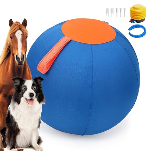 safesto 45,7 cm Herding Ball für Hunde, großer Hundehüttenball für australische Schäferhunde, Rinderhunde, Collies und alle Herdenrassen, doppellagiges Riesenspielzeug für Interaktion und Bewegung im safesto 45,7 cm Herding Ball für Hunde, großer Hundehüttenball für australische Schäferhunde, Rinderhunde, Collies und alle Herdenrassen, doppellagiges Riesenspielzeug für Interaktion und Bewegung im von safesto