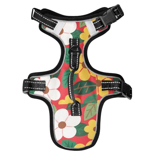 Chaleco para perro Hundegeschirr, reflektierend, für Mops, wasserdicht, Größe M, Rot / Gelb Chaleco para perro Hundegeschirr, reflektierend, für Mops, wasserdicht, Größe M, Rot / Gelb von sanluoli