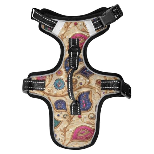 Chalecos para Perros Hundegeschirr, reflektierend, Paisleymuster, Beige, Größe M Chalecos para Perros Hundegeschirr, reflektierend, Paisleymuster, Beige, Größe M von sanluoli