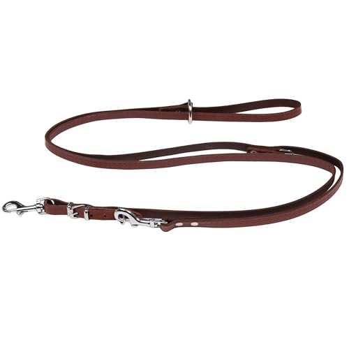 Braune Faltbare Hundeleine aus Leder 1.2/200 cm Braune Faltbare Hundeleine aus Leder 1.2/200 cm von sarcia.eu