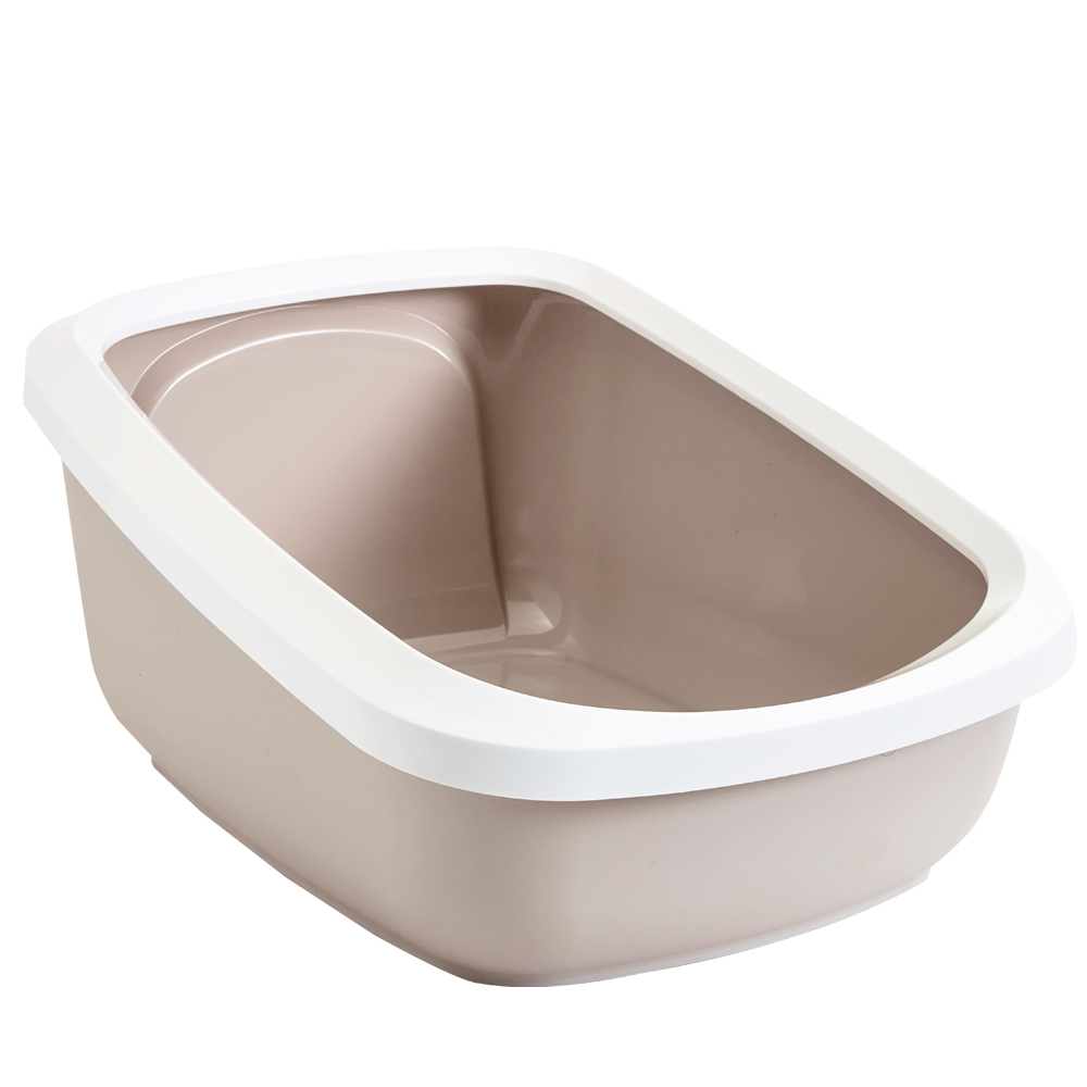 Savic Aseo Jumbo - Katzenklo mit hohem Rand - Starterset: Toilette mocca/weiß + 6 Bag it up Savic Aseo Jumbo - Katzenklo mit hohem Rand - Starterset: Toilette mocca/weiß + 6 Bag it up von savic