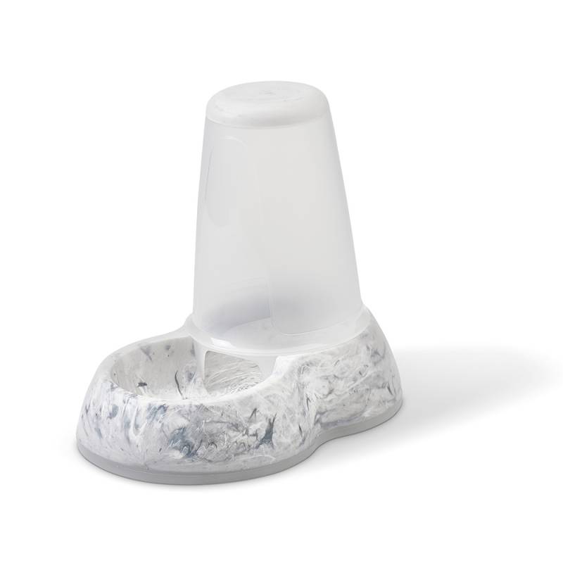 Savic Futterspender Loop Marble - bis 3 l Trockenfutter - grau von savic
