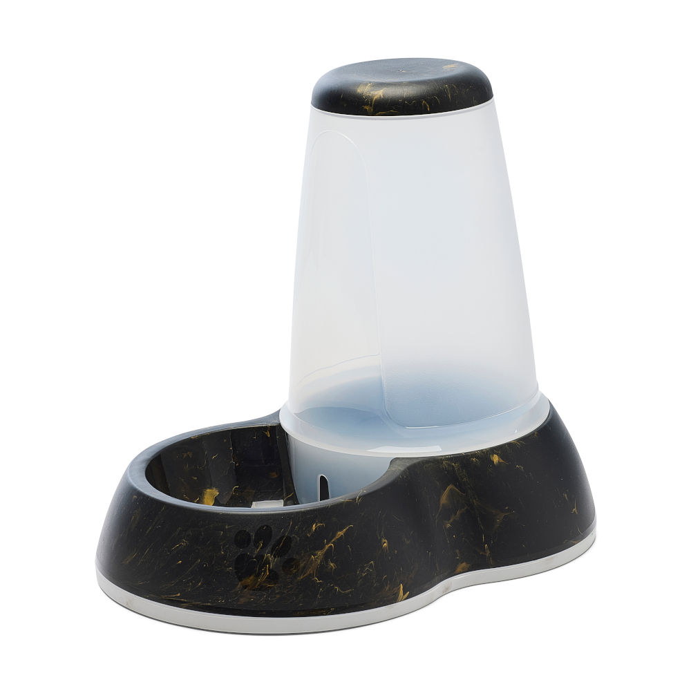 Savic Futterspender Loop Marble - bis 3 l Trockenfutter - schwarz-gold Savic Futterspender Loop Marble - bis 3 l Trockenfutter - schwarz-gold von savic