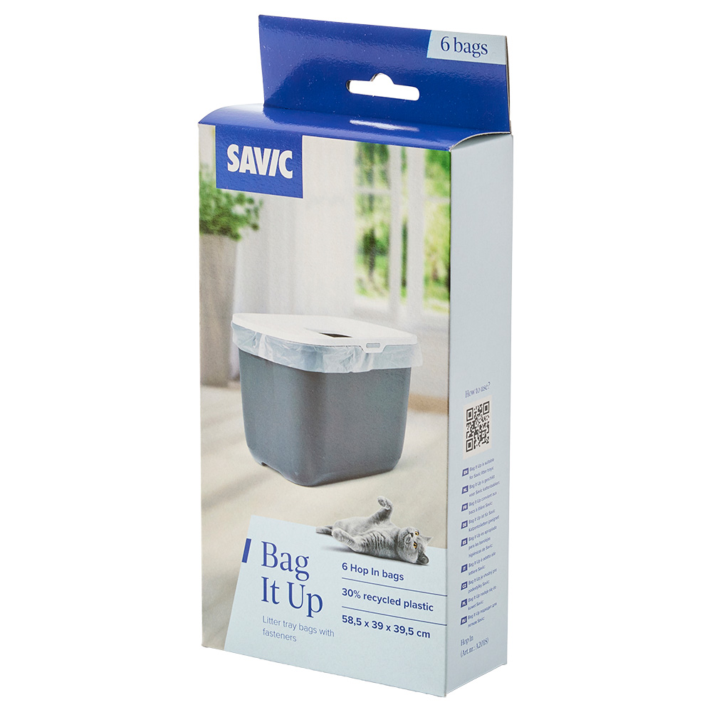 Savic Katzentoilette Hop In - Bag it Up Litter Tray Bags, Hop In, 1 x 6 Stück Savic Katzentoilette Hop In - Bag it Up Litter Tray Bags, Hop In, 1 x 6 Stück von savic