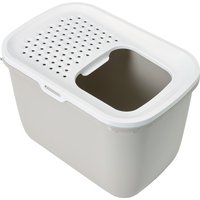Savic Katzentoilette Hop In - Toilette sand-beige / weiß von savic