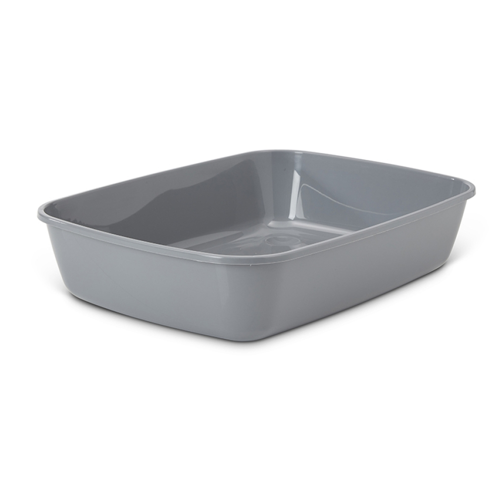 Savic Katzentoilette Iriz ohne Rand, 50 cm - grau von savic